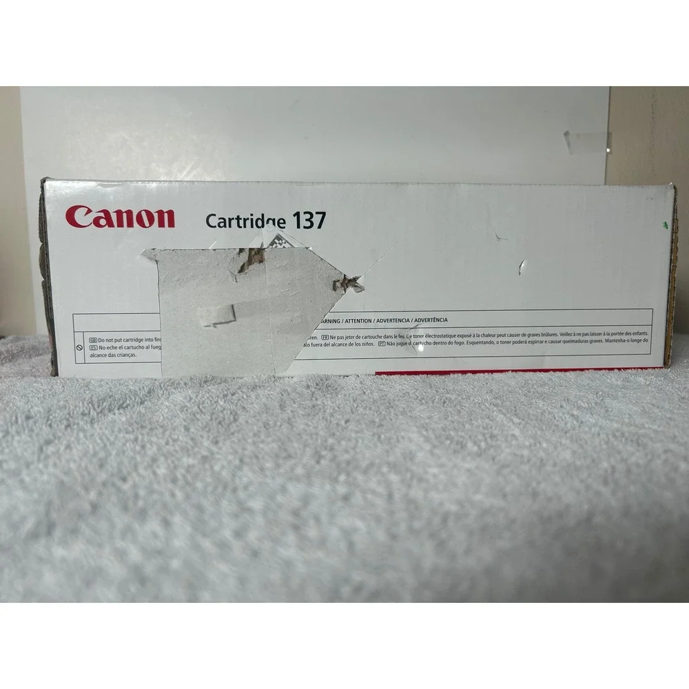 Canon 137 Black Toner Cartridge Genuine OEM 9435B001 imageCLASS MF210 MF230 D570